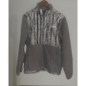 The North Face Women's Denali Polartec Gray Camo Fleece Jacket Size Large